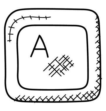 Tablet düz vektör simgesi.