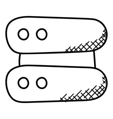 Sunucu Düz Vektör Simgesi.