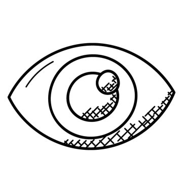 Düz vektör simge izleme.