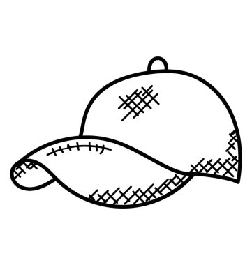 Tacı başına kapalı olan bir şapkaya kez oynarken kullanılan p-cap gösteriyor.