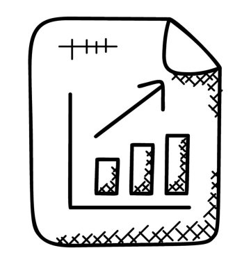 Bir yukarı doğru yükselterek bir grafik grafik gösteren ekonomi grafik üzerinde satır. 