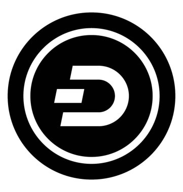 Dijital cryptocurrency gösterilen çizgi para birimi simgesiyle.