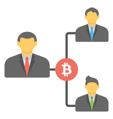 İnsanlar cryptocurrency, transacting için çalışan çift harcama grubu 