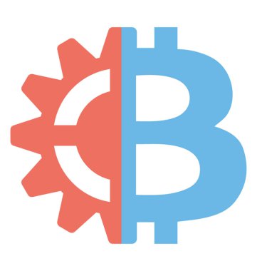 Yarım dişli Bitcoin yönetimi gösterilen bitcoin ile bağlı 