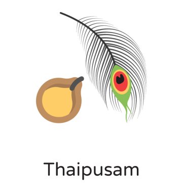 Tavus kuşu quill simgesi tamil communitys kutlama thaipusam olay resmeden ile kil lamba