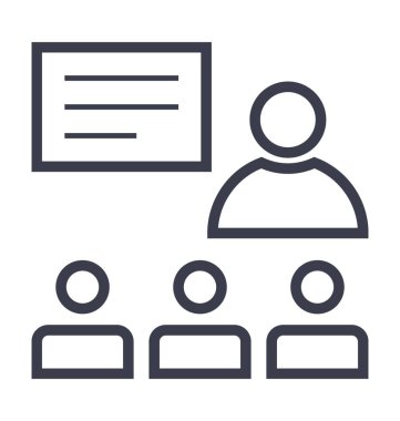 Sınıf düz vektör simgesi