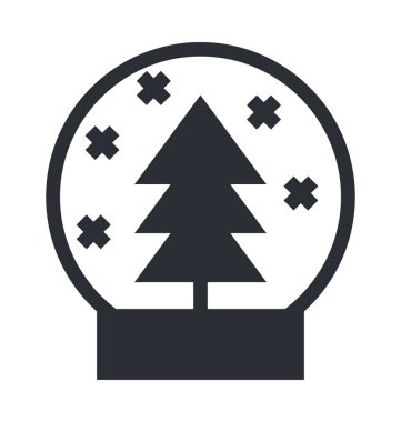 Kar düz vektör simge