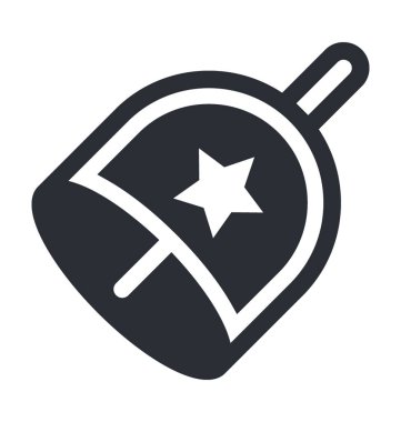 Noel çan düz vektör simgesi