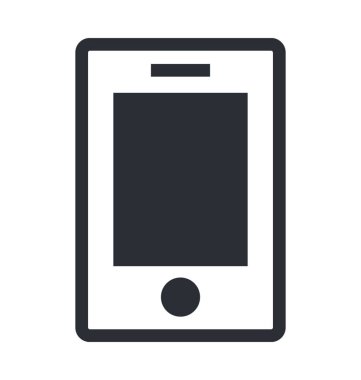 Telefon düz vektör simgeler.