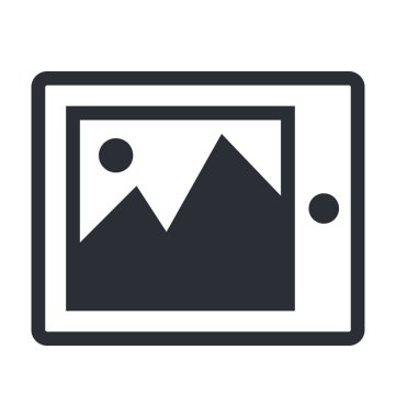 Kamera düz vektör simgeler.