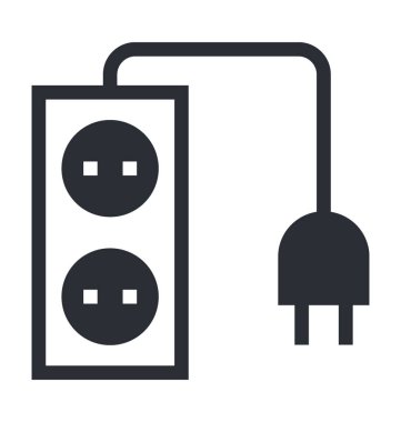 Uzantısı kurşun düz vektör simgesi