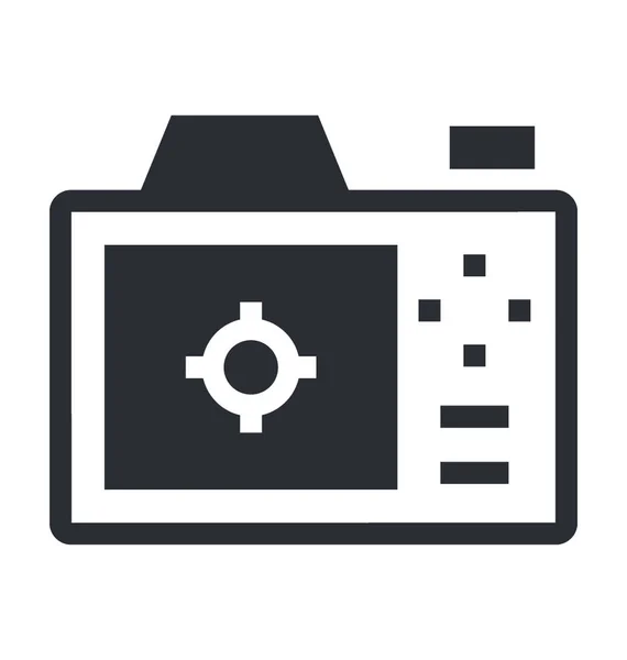Camera Flat Vector Icons — Stock Vector