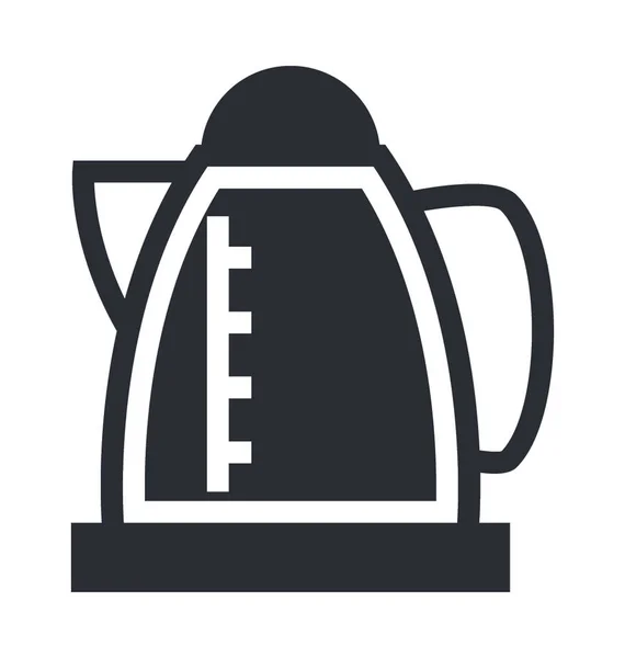 Electric Kettle Flat Vector Icons — Stock Vector