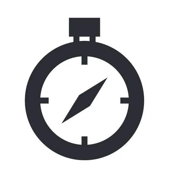 Kompass Flache Vektor Symbol — Stockvektor