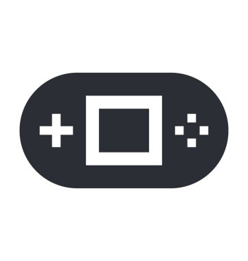 Oyun pedi düz vektör simgesi