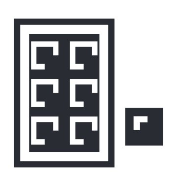 Çikolata bar düz vektör simgesi