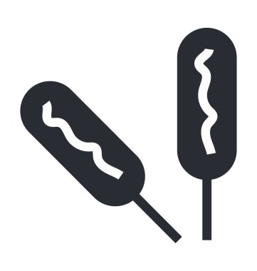 Buz Pop'ları düz vektör simgesi