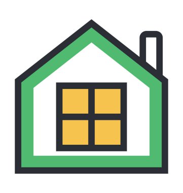 Yazlık renkli vektör simgesi