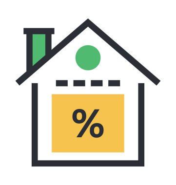 Özellik değeri renkli vektör simgesi