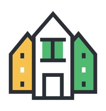 Renkli vektör simgesi oluşturuluyor