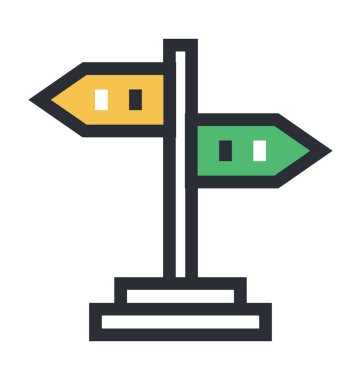 Tabelasını renkli vektör simgesi