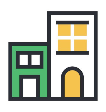 Daireler renkli vektör simgesi