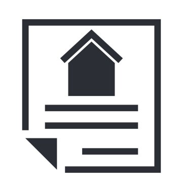 Özellik kağıtları düz vektör simgesi