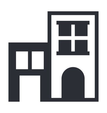 Suitler düz vektör simgesi