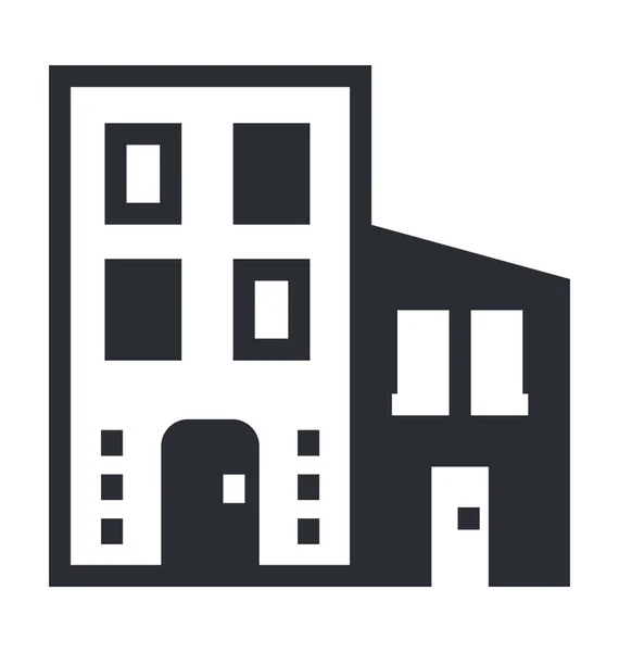 Appartementen Platte Vector Icon — Stockvector