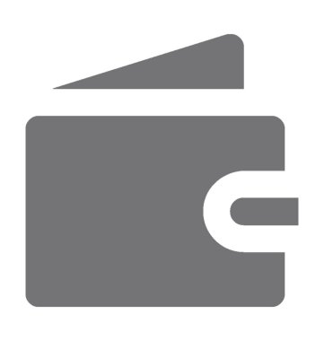 Cüzdan Düz Vektör Simgesi