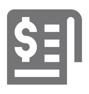 Ekonomi kabı düz vektör simgesi