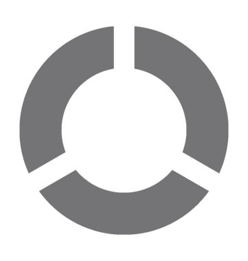 Çörek börek düz vektör simgesi