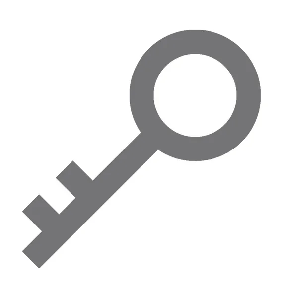 Ретро Ключей Плоские Векторный Icon — стоковый вектор