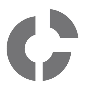 Çörek börek düz vektör simgesi 