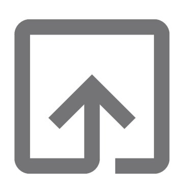 Oturum açma düz vektör simgesi 