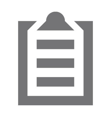 Kontrol Listesi Düz Vektör Simgesi 