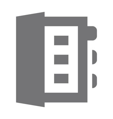 dizüstü bilgisayar düz vektör simgesi 