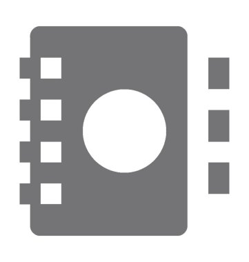 dizüstü bilgisayar düz vektör simgesi 