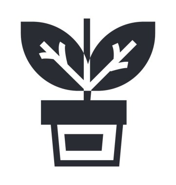 Plantation düz vektör simgesi