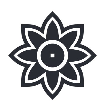 Ho ya Bella düz vektör simgesi