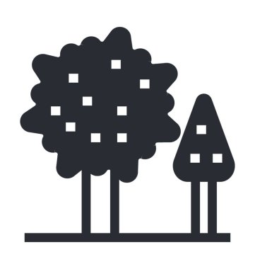 Yeşil düz vektör simgesi