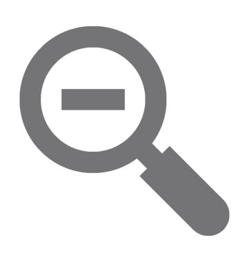 Düz vektör simgesi zoom