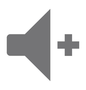 Ses ayarı düz vektör simgesi geliştirmek