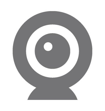 Webcam Düz Vektör Simgesi