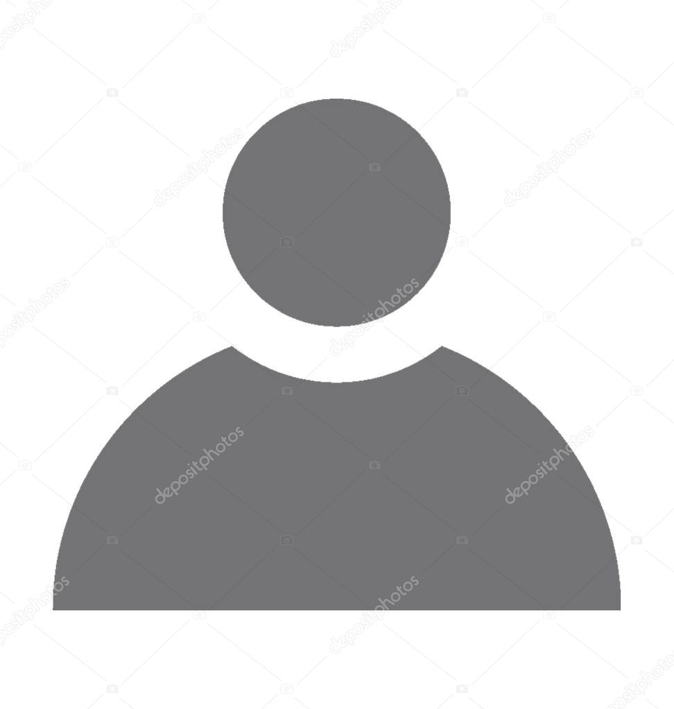 Profile Avatar Flat Vector Icon