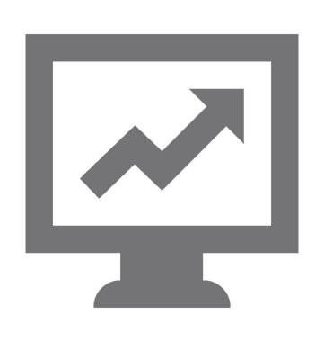 Online grafik düz vektör simgesi 