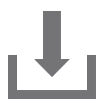 Düz vektör simge İndiriyor 