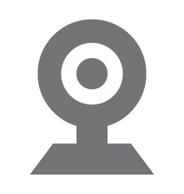 Webcam Düz Vektör Simgesi 