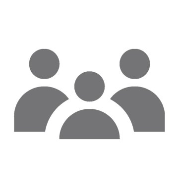 Takım düz vektör simgesi 