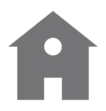 ev düz vektör simgesi 